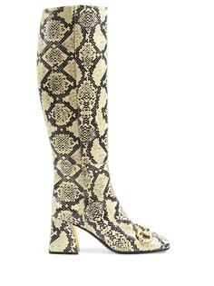 Gucci сапоги с пряжкой Horsebit