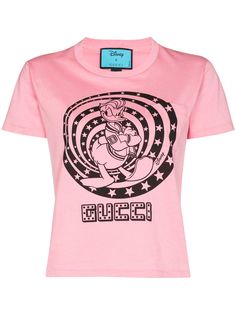 Gucci футболка Donald Duck с круглым вырезом