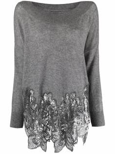 Ermanno Scervino джемпер с кружевом