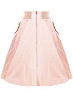 RED Valentino расклешенная юбка с завышенной талией