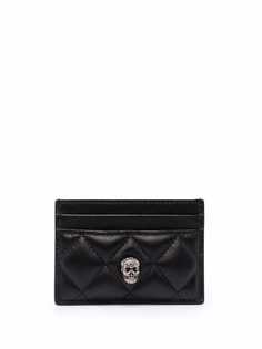 Alexander McQueen картхолдер с декором Skull