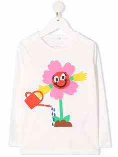 Stella McCartney Kids футболка с принтом Watering Flower