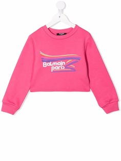 Balmain Kids джемпер с логотипом