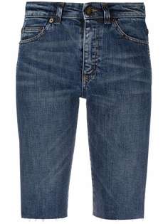 Saint Laurent джинсовые шорты