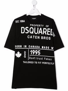 Dsquared2 Kids футболка с логотипом