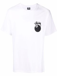 Stussy футболка 8 Ball с логотипом