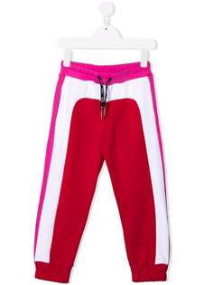 Nº21 Kids полосатые спортивные брюки с кулиской