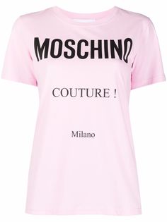 Moschino футболка с логотипом