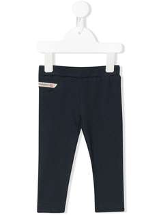 Diesel Kids легинсы с эластичным поясом и нашивкой-логотипом