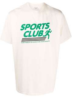 Sporty & Rich Sports Club print T-shirt