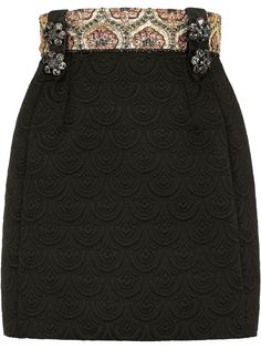 Dolce & Gabbana парчовая мини-юбка