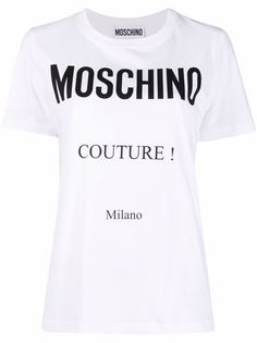 Moschino футболка с логотипом