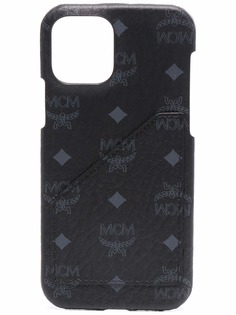 MCM чехол Visetos для iPhone 12/12 Pro с монограммой