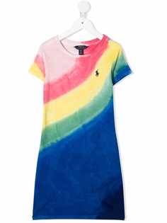 Ralph Lauren Kids платье-футболка с принтом
