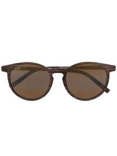 Maui Jim солнцезащитные очки в круглой оправе