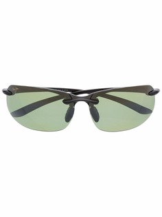 Maui Jim солнцезащитные очки Banyans в прямоугольной оправе