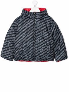 Givenchy Kids пуховик с логотипом