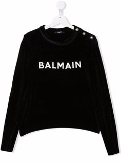 Balmain Kids джемпер с логотипом