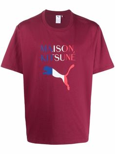 PUMA футболка с логотипом из коллаборации с Maison Kitsuné