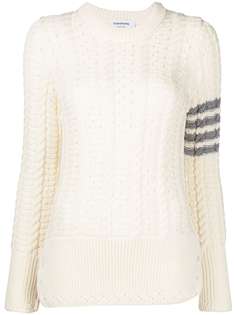 Thom Browne джемпер с полосками 4-Bar