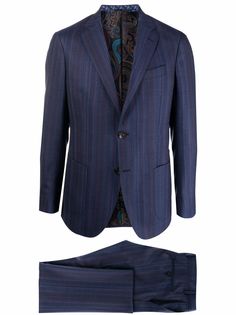 ETRO костюм-двойка с однобортным пиджаком