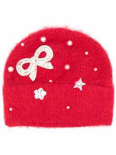 Monnalisa декорированная шапка бини с бантом