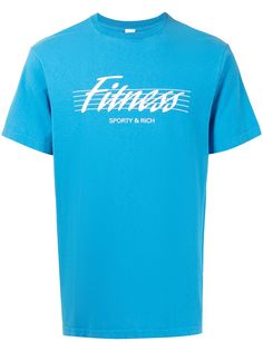 Sporty & Rich футболка с логотипом