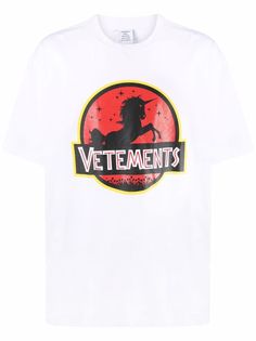 VETEMENTS футболка с короткими рукавами и логотипом