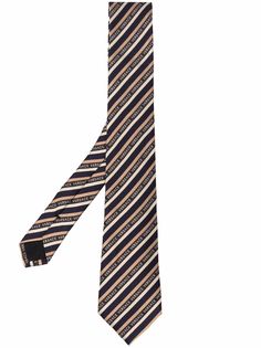 Versace галстук в диагональную полоску