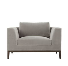 Кресло italia (idealbeds) серый 115x82x105 см.