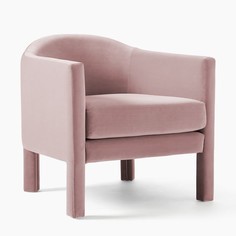 Кресло isabella (idealbeds) розовый 71x71x73 см.