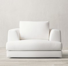 Кресло crosby (idealbeds) белый 110x80x105 см.