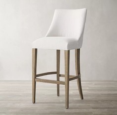 Барный стул ella (idealbeds) белый 49x112x57 см.