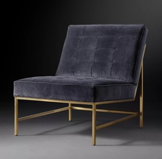 Кресло blake (idealbeds) серый 74x84x84 см.