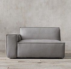 Кресло модульное como 1 (idealbeds) серый 110x72x105 см.