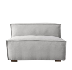 Кресло rowan (idealbeds) серый 92x62x92 см.