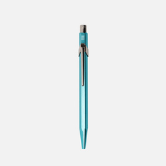 Ручка Caran dAche 849 Popline Metallic, цвет голубой