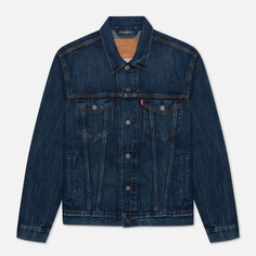 Мужская джинсовая куртка Levis Trucker, цвет синий