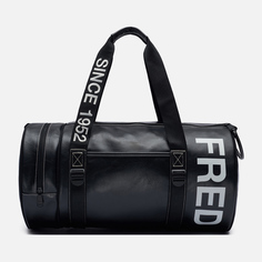 Дорожная сумка Fred Perry Laurel Wreath Branded Barrel, цвет чёрный