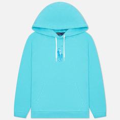 Женская толстовка Polo Ralph Lauren Big Pony Loopback Fleece Hoodie, цвет голубой