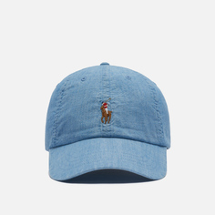 Кепка Polo Ralph Lauren Multicoloured Embroidered Pony, цвет голубой