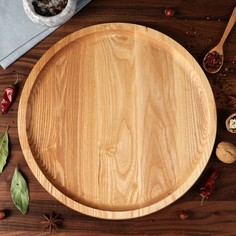 Тарелка-доска для закусок и нарезки Доброе дерево