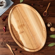 Блюдо-доска для подачи и нарезки Доброе дерево