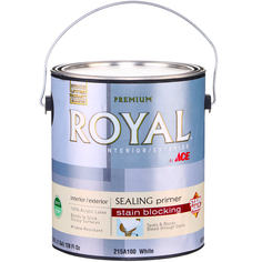 Краска Royal Ace Hardware Corporation Stain bloking белый 3,78 л