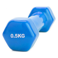 Гантель Bradex SF 0270 1гант. 0.5кг обрезин. синий