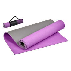 Коврик Bradex SF 0691 для фитнеса дл.:1830мм ш.:610мм т.:6мм фиолетовый/серый