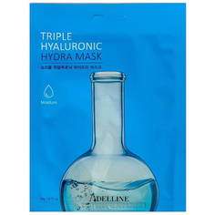 Adelline, Маска для лица Triple Hyaluronic, 20 г