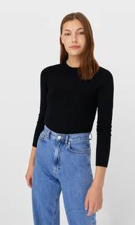 Stradivarius Свитер Черный Xs