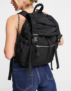 Черный рюкзак из экологичного материала Topshop-Черный цвет