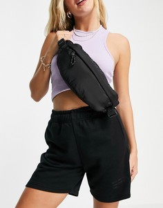 Черная нейлоновая сумка-кошелек на пояс Topshop-Черный цвет